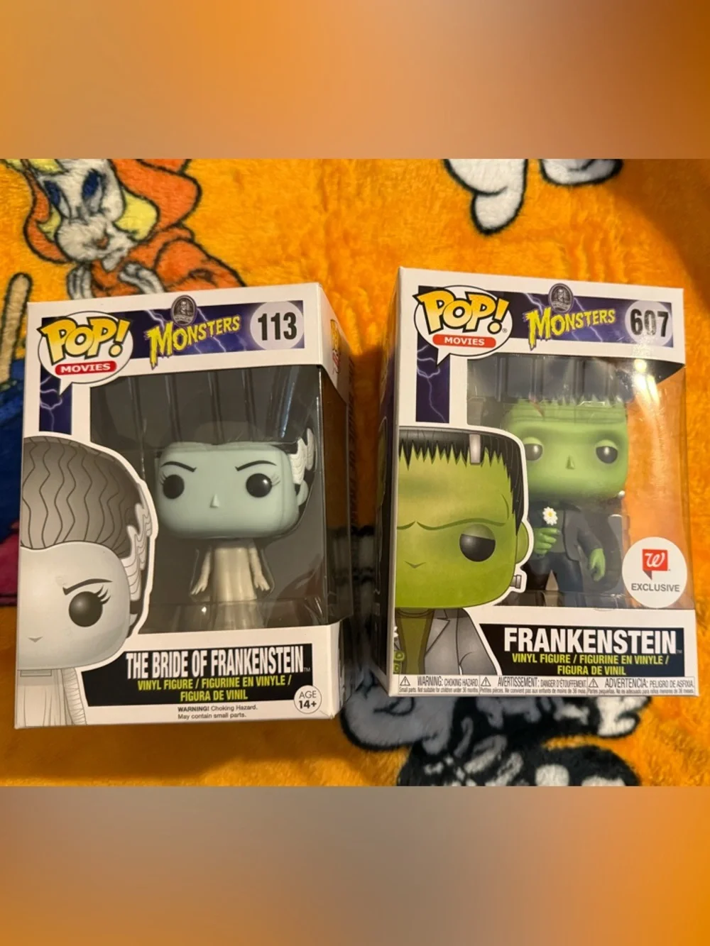 Funko Pop! Monsters Frankenstein & Bride Vinyl Figures - Green - Picture 3 of 4